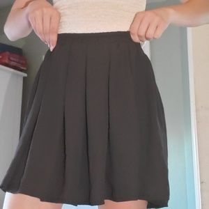 John Galt Black Flowy Skirt